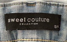 Load image into Gallery viewer, Sweet Couture Girls Blue Denim Pockets One-Piece Overall Size 13/14 With Tag