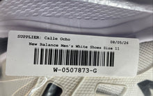 Load image into Gallery viewer, New Balance Mens White Lace-Up Low Top Round Toe Running Shoes Size 11