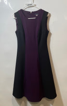 Load image into Gallery viewer, Tommy Hilfiger Womens Wine Black Sleeveless Knee-Length A-Line Dress Size 8