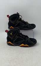 Load image into Gallery viewer, Nike Kids Jordan 7 Retro DJ2778-081 Black Red Yellow Sneaker Shoes Size 3Y