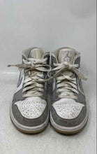Load image into Gallery viewer, Nike Womens Air Jordan 1 Mid SE Gray White Lace-Up Sneaker Shoes Size 7