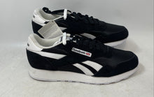 Load image into Gallery viewer, Reebok Mens Royal Nylon BD1553 Black Lace-Up Low Top Sneaker Shoes Size 9.5