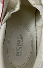 Load image into Gallery viewer, Michael Kors Womens HJ19C Red White Round Toe Lace-Up Sneaker Shoes Size 7M