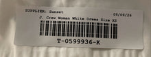 Load image into Gallery viewer, J.Crew Womens White Short Sleeve Collared Front Pockets Shirt Dress Size XXS