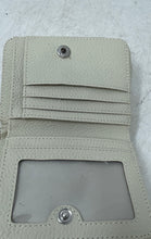 Load image into Gallery viewer, Laundry Womens Beige Leather ID Window Card Holder Small Bi-Fold Wallet