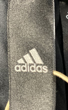 Load image into Gallery viewer, Adidas Womens Black Slash Pocket Tapered Leg Activewear Cropped Pants Size Large