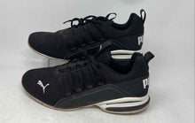 Load image into Gallery viewer, Puma Mens Axelion LS 194384-05 Black Lace-Up Low Top Sneakers Shoes Size 10.5