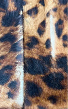 Load image into Gallery viewer, Antonio Melani Womens Black Brown Animal Print Inner Pockets Shoulder Bag