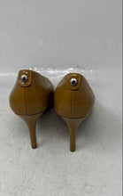 Load image into Gallery viewer, Michael Kors Womens Brown Patent Leather Slip-On Stiletto Pump Heels Size 7 M