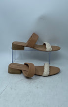 Load image into Gallery viewer, Lucky Brand Womens Razilla Beige White Open Toe Slip-On Slide Sandals Size 10M