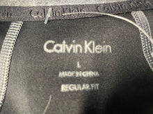 Load image into Gallery viewer, Calvin Klein Mens Black Long Sleeve Mock Neck 1/4 Zip Pullover Sweater Size L