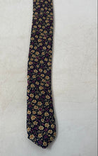 Load image into Gallery viewer, Pierre Cardin Mens Multicolor Floral Keeper Loop Adjustable Pointed Tie