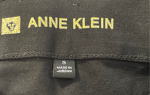 Load image into Gallery viewer, Anne Klein Womens Black Flat Front Elastic Waist Pull-On Ankle Pants Size S