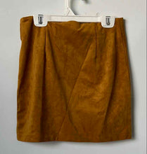Load image into Gallery viewer, Forever 21 Womens Brown Flat Front Double Zip Comfort A-Line Skirt Size S