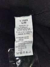 Load image into Gallery viewer, Amelie Rêveur Womens Black Open Front Cropped Cardigan Sweater Size S/M