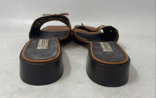 Load image into Gallery viewer, Brighton Womens Brown Leather Open Toe Slip-On Slide Sandals Size 9.5M