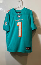 Load image into Gallery viewer, Nike Mens Green Miami Dolphins Tua Tagovailoa #1 NFL Football Jersey Size L