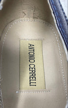 Load image into Gallery viewer, Antonio Cerrelli Mens Blue Leather Wingtip Lace-Up Derby Dress Shoes Size 9