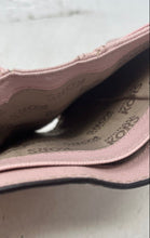 Load image into Gallery viewer, Michael Kors Womens Pink Leather Credit Card Slots Bifold Wallet