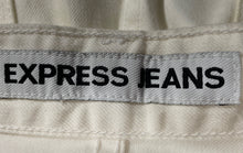 Load image into Gallery viewer, Express Jeans Mens White Cotton Pockets Straight Leg Jeans Size 32x34