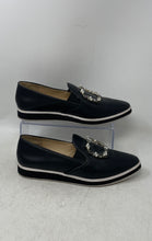 Load image into Gallery viewer, Karl Lagerfeld Womens Kalana Black White Platform Loafers Shoes Size 8.5M