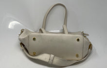 Load image into Gallery viewer, Vera Bradley Womens Charlie Ivory Leather Detachable Strap Shoulder Tote Bag