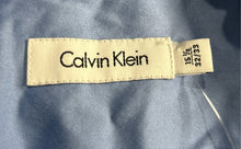 Load image into Gallery viewer, Calvin Klein Mens Blue Long Sleeve Spread Collar Dress Shirt Size 15.5 32/33