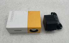 Load image into Gallery viewer, White Yellow HDMI USB Portable LED LCD Mini Projector Not Tested With Adapter