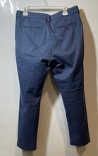 Load image into Gallery viewer, Express Mens Blue Flat Front Slash Pocket Tapered Leg Chino Pants Size 31x30