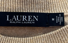 Load image into Gallery viewer, Lauren Ralph Lauren Womens Brown Balloon Sleeve Belted Pullover Sweater Size M