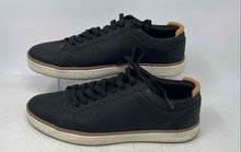 Load image into Gallery viewer, Aldo Mens Deerford Black With Brown Trim Canvas Lace-Up Sneaker Shoes Size 11