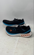 Load image into Gallery viewer, Topo Athletic Mens Specter Black Blue Striped Lace-Up Running Shoes Size 10