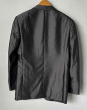 Load image into Gallery viewer, Vinci Mens Gray Striped Notched One Button Blazer & Pants 2 Piece Suit Set 32R