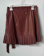 Load image into Gallery viewer, Zara Womens Brown Front Pockets Belt Loops Shorts Mini Skirt Size Medium