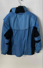 Load image into Gallery viewer, Killy Mens Black With Light Blue Long Sleeve Pockets AWT Ski Jacket Size 40