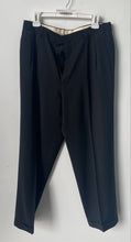 Load image into Gallery viewer, Pronto Uomo Mens Black Pleated Front Comfort Straight Leg Dress Pants Size 32