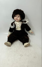Load image into Gallery viewer, Vintage Classic Outfit Open Eyes Collectible Porcelain Fashion Doll