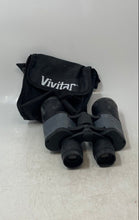 Load image into Gallery viewer, Vivitar Black Gray Coated Optics Full-Size Binoculars With Carrying Case