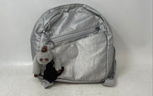 Load image into Gallery viewer, Kipling Womens Silver Monkey Charm Inner Pocket Adjustable Strap Mini Backpack