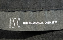 Load image into Gallery viewer, I.N.C. International Concepts Womens Black Pockets Pullover Blouse Top Size L