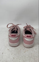 Load image into Gallery viewer, Nike Kids Dunk Low HV0930-100 Pink White Leather Lace-Up Sneaker Shoes Size 1.5Y