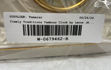 Load image into Gallery viewer, Lenox Timely Traditions Tambour Porcelain Mantel Clock Not Tested