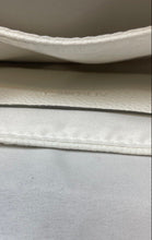 Load image into Gallery viewer, Afkomst Womens White Leather Chain Strap Convertible Clutch Crossbody Purse