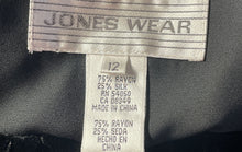 Load image into Gallery viewer, Jones Wear Womens Black Sleeveless Scoop Neck Regular Fit Long Maxi Dress Sz 12