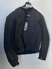 Load image into Gallery viewer, Frank Thomas Mens Black Long Sleeve Full-Zip Motorcycle Jacket Size 46