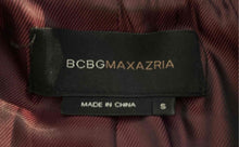 Load image into Gallery viewer, BCBGMaxazria Womens Black Double-Breasted Long Sleeve One Button Blazer Size S