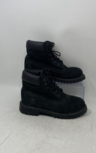Load image into Gallery viewer, Timberland Kids Premium 6-Inch 12707 Black Waterproof Ankle Combat Boots Size 3M