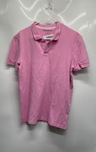 Load image into Gallery viewer, Calvin Klein Jeans Mens Pink Short Sleeve Collared Polo Shirt Size Medium
