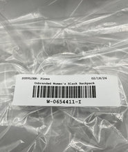 Load image into Gallery viewer, Unbranded Womens Black Faux Leather Adjustable Strap Magnetic Flap Backpack