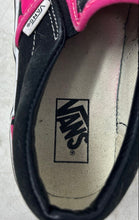 Load image into Gallery viewer, Vans Girls Classic 721356 Pink Black Checkerboard Slip-On Sneakers Shoes Size 2